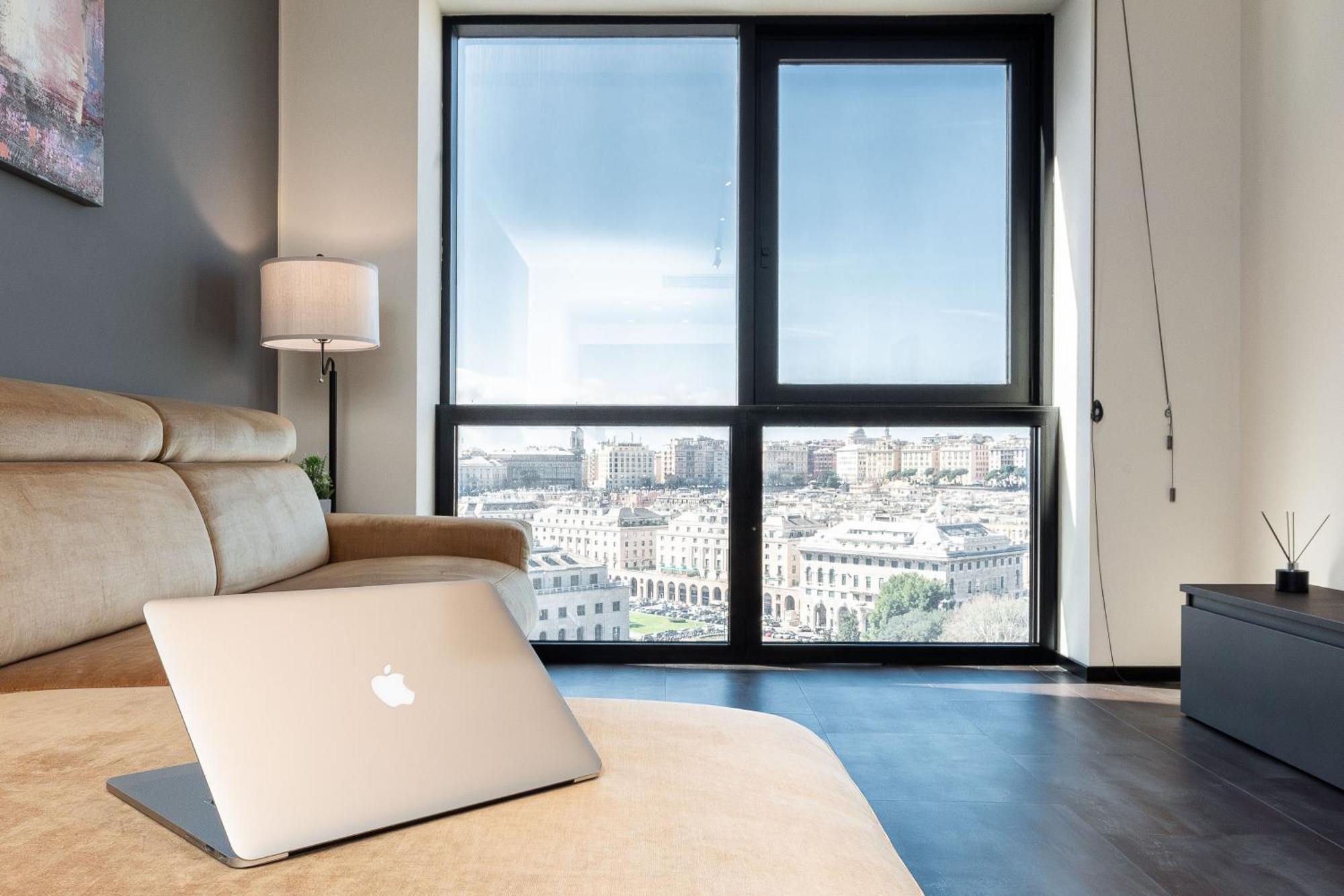 Apartment Free Parking In Luxury With View - Steps To Brignole Train Station Genua